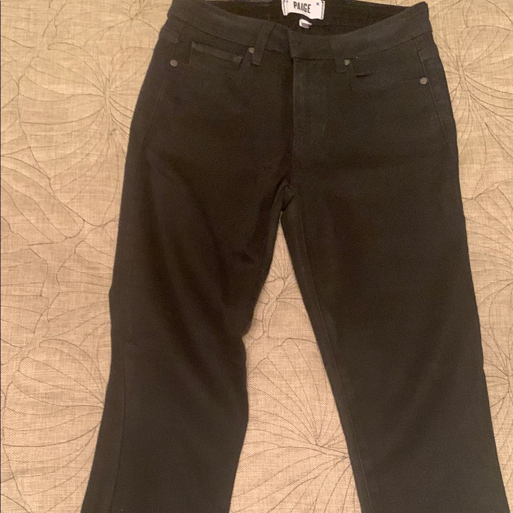 PAIGE Women's Black Verdugo Ankle Jeans